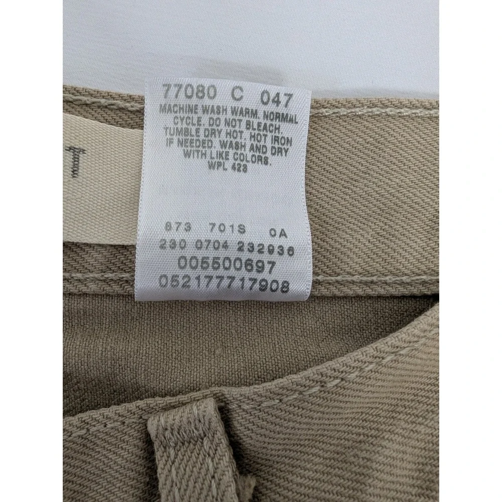 Vintage Y2K Levis 550 Relaxed Fit Jeans Mens Size 34 Tan‎ 2004 Denim